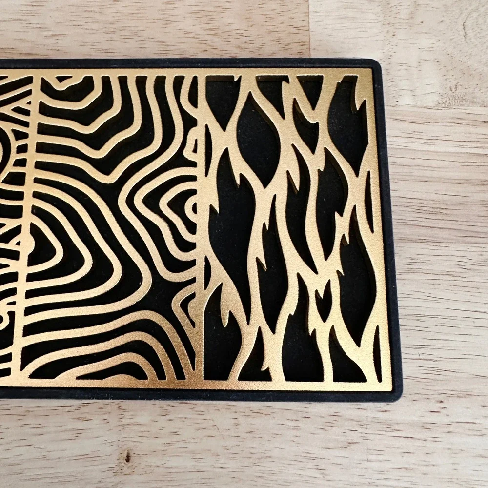 Ash Harbor Elements Ice Design Tray Earth Wind Fire Water Clear Ice‎ Stamp